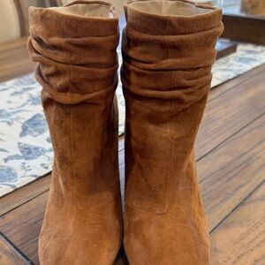Brown Suede Ankle Boots